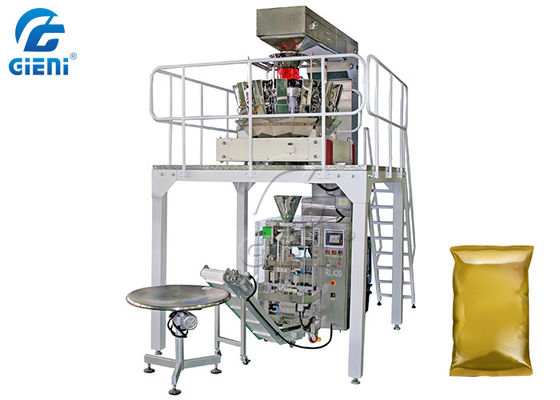Il verticale del pesatore di Multihead macchina imballatrice la macchina di sigillatura di imballaggio per alimenti SS304
